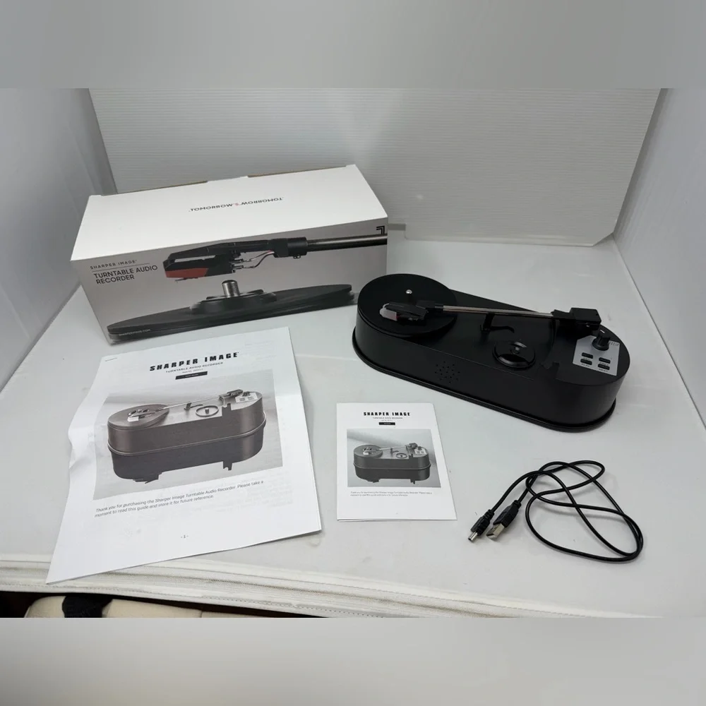 Sharper Image • Turntable to MP3 Converter • NEW In Box